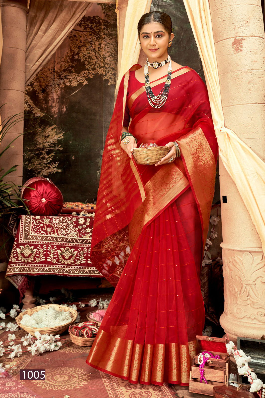 Niharika Vol 1 By Saroj Heavy Sequence Soft Organza Silk Designer Sarees Wholesale Shop In Surat
